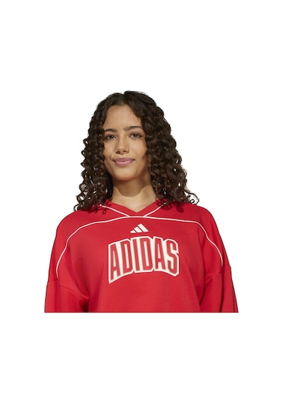 Adidas Çocuk Kırmızı Sweatshirt Jg Std Swt Kd3451