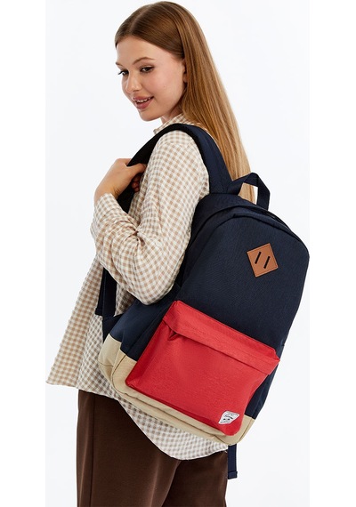 Freecamp Daypack Limited Sırt Çantası-lacivert-kırmızı Siyah - Kırmızı