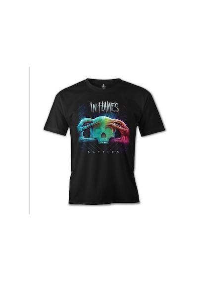 In Flames - Battles Siyah Erkek Tshirt