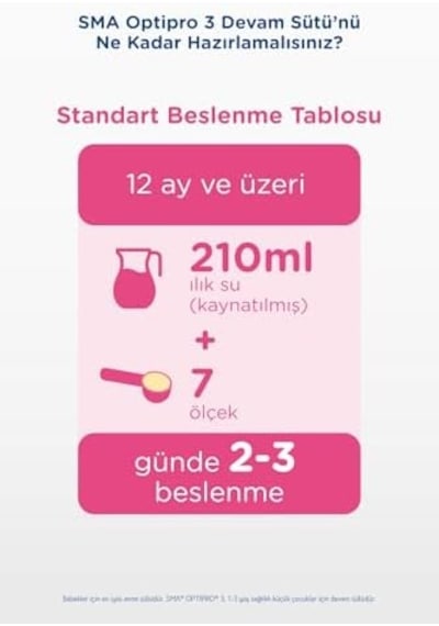 Sma Optipro 3, 1-3 Yaş Devam Sütü, 1.2 Kg 2 X 600 G