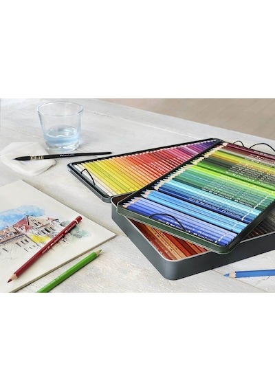 Faber-Castell Albrecht Dürer Aquarell Sulu Boya Kalemi, 120 Renk, Suda Çözünebilir Uç, Parlak Pigment