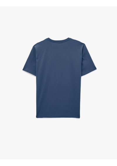 Koton Regular Fit Kısa Kollu Bisiklet Yaka Pamuklu Basic Tişört Antrasit 6sam10332mk