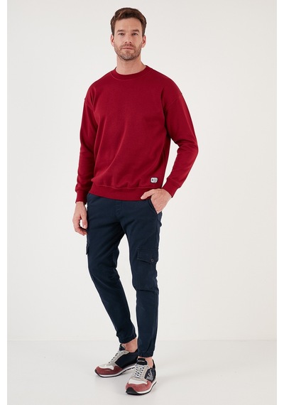 Buratti Erkek Sweat 5905255 Bordo Bordo
