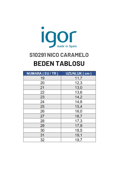 Igor Nico Caramelo Çocuk Sandalet - Mavi Karamel S10291-047