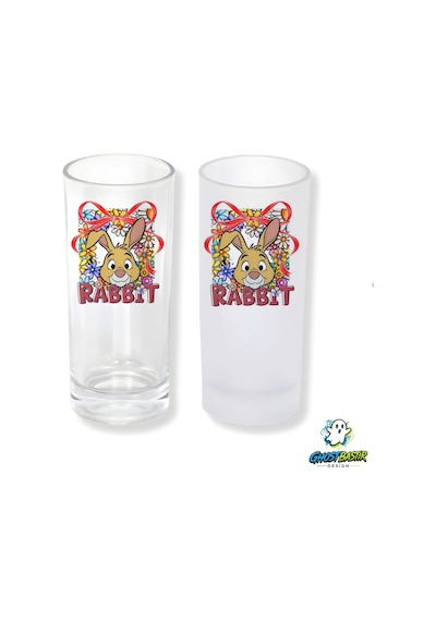 Rabbit Buzlu / Buzsuz Seçenekli Rakı Bardağı 1 Adet Şık Sunum Bardağı 0221
