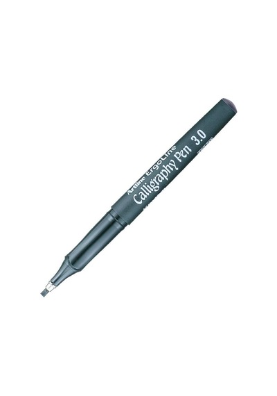 Artline Ergoline Calligraphy Pen 3.0 Kaligrafi Kalemi, 3.0 Mm, Siyah Genel