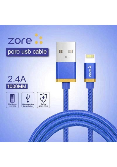 Zore Poro Lightning USB Kablo 1M