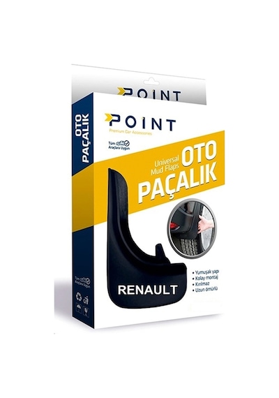 Renault Symbol Yazılı Paçalık Tozluk Çamurluk Universal Siyah 2& 39li