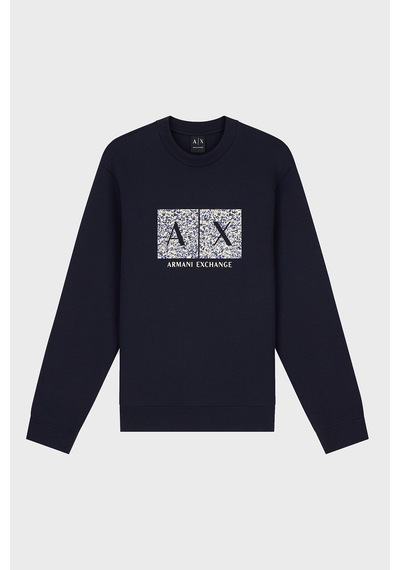 Armani Exchange Pamuk Karışımlı Regular Fit Bisiklet Yaka Sweat Erkek Sweat Xm002888 Af10818 Ub101 Lacivert Armani Exchange Pamuk Karışımlı Regular Fit Bisiklet Yaka Sweat Erkek Sweat Xm002888 Af10818 Ub101 Lacivert