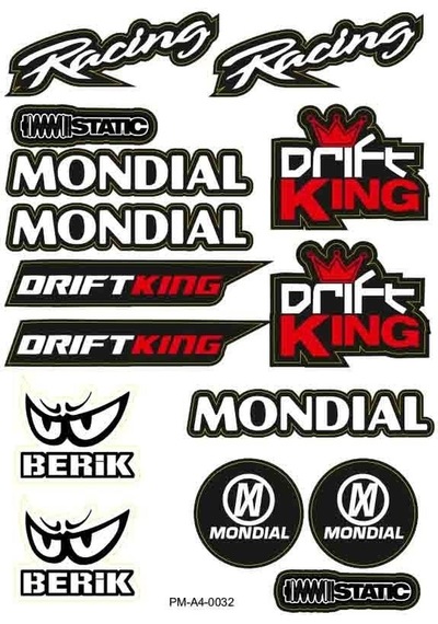 Mondial Uyumlu A4 Çoklu Sticker Seti Diğer