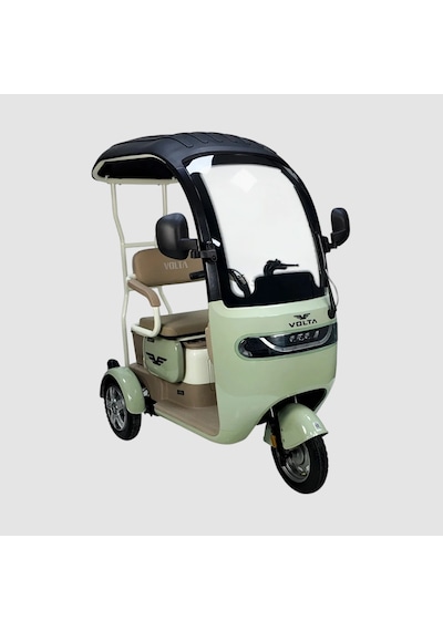 Volta VM2 Üç Tekerlekli Elektrikli Motosiklet Yeşil