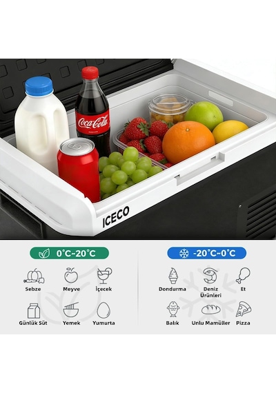 Mcd50d 12/24volt 50 Litre Kompresörlü Outdoor Oto Buzdolabı