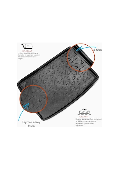 Nyf Mercedes B Serisi W246 Hb 2013-2019 Bagaj Havuzu