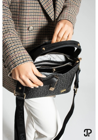 Just Polo Kadın Günlük Kullanıma Uygun Şık El Ve Omuz Çantası Shoulder Bag Siyah
