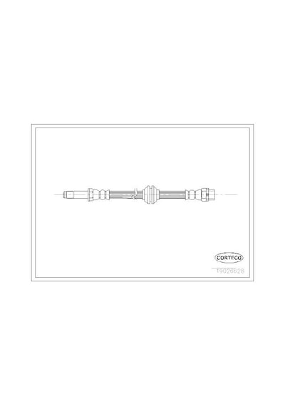 Corteco 19026628 Fren Hortumu Ön Bmw E46 E85 E86 34326766966