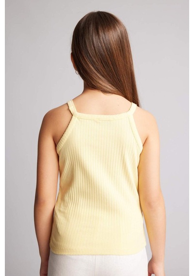 Defacto Halter Yaka Atlet Kız Çocuk H7258a826hsyl273 Sarı-yl273