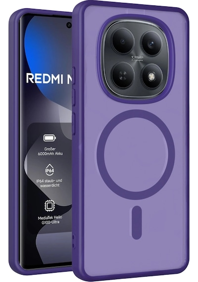 Joko Xiaomi Redmi Note 15 4g Jota Magsafe Kapak - Derin Mor 0.2M-Çok Renkli