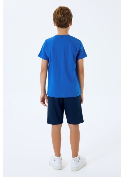 U.s. Polo Assn. Erkek Çocuk Mavi Bermuda Takım Us2400-c-v2 Mavi