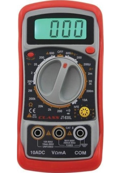 Class Jt-830l Dijital Işıklı Multimetre Multimeter