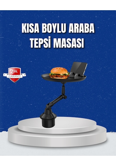 Gld-spt- Ayarlanabilir Araç İçi Bardaklık Tepsisi 9 İnç Geniş Alan Ve Telefon Standlı