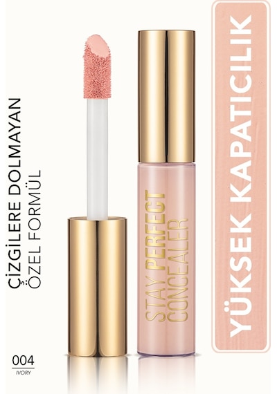 Flormar Stay Perfect Jumbo Aplikatörlü Kremsi Kapatıcı 004 Ivory