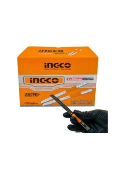 Maket Bıçağı 9x80mm İnce -2 Adet- Çelik Gövde Snap-of Süper Select Blade Knıfe