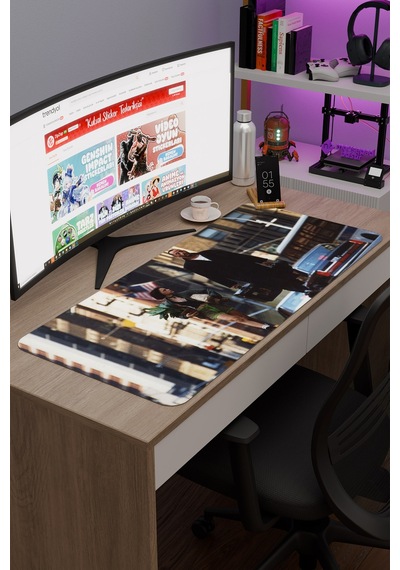 Leon The Professional V2 90x40 Xxl Gaming Kauçuk Kaymaz Taban Mouse Pad Fare Altlığı
