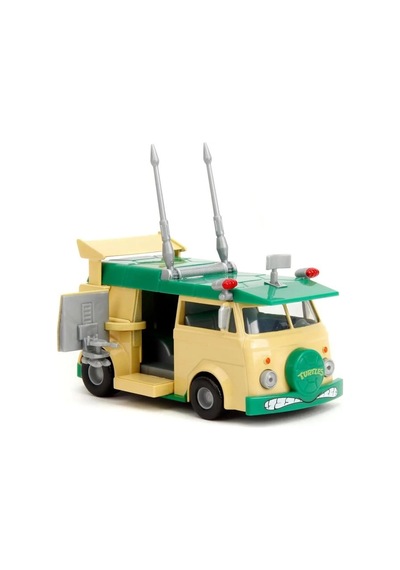 Jada Toys Teenage Mutant Ninja Turtles 1:32 Parti Vagonu Döküm Araba Çok Renkli