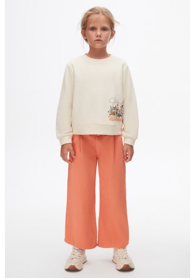 Xo Kids Kız Çocuk Pantolon 4-8 Yaş 57510 Turuncu