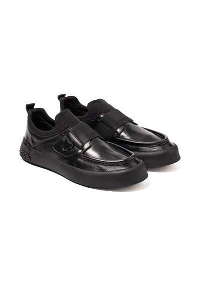 Black Safari + Black Stretch Sneaker Erkek Ka-26y-alfa5426 John May Munıh Shoe
