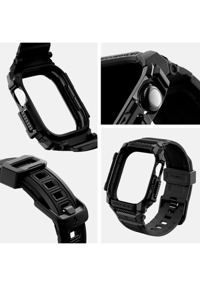 Rugged Armor Pro Bileklik, Apple Watch 10 46 Mm 2024 İle Uyumlu Kılıf Çok Renkli