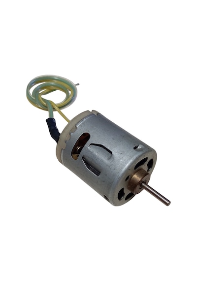 30cm Kablo Lehimli 12v Dc Motor Hobi Oyuncak Elektrik Deney Motoru
