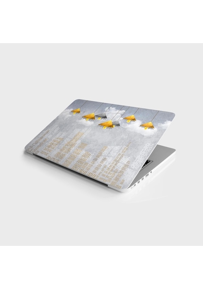 Laptop Sticker Bilgisayar Notebook Pc Kaplama Etiketi Şehir Silüe