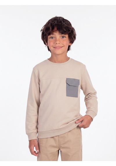 Onloox Erkek Bej Erkek Bej Pamuklu İki İplik Bisiklet Yaka Regular Fit Kapaklı Cep Detaylı Sweatshirt 9-10 Yaş Onloox Erkek Bej Erkek Bej Pamuklu İki İplik Bisiklet Yaka Regular Fit Kapaklı Cep Detaylı Sweatshirt 9-10 Yaş