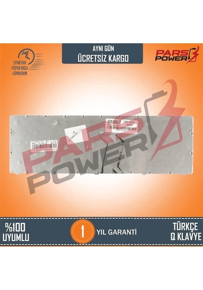 Parspower Lenovo Uyumlu Ideapad G700 Type 20251, 80Ag Notebook Klavye (Siyah Tr)