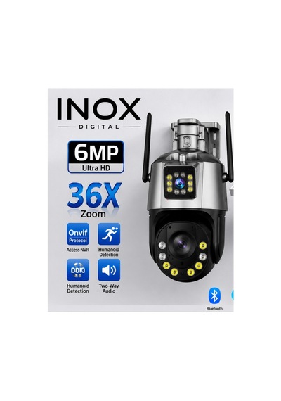 Inox -215 Wıfı+4g Dual Iki Lens 36x Zoom Ptz Kamera Solar Panel Yok