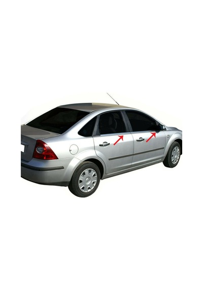 Ford Focus Sedan Krom Cam Çıtası 2005-2011 4Prç Paslanmaz Çelik N11.4734
