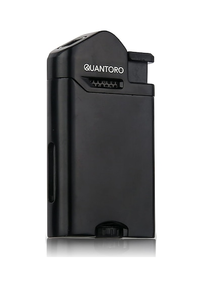 Quantoro Metal Jet Çakmak Matte Black Çok Renkli