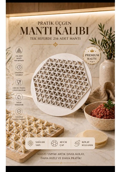 Yuvarlak Mantı Kalıbı