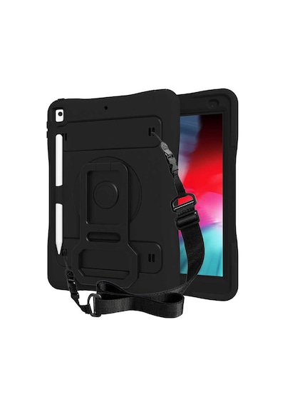 Apple Uyumlu iPad 10.2 2021 (9.Nesil) Kalem Bölmeli Defender Kılıf