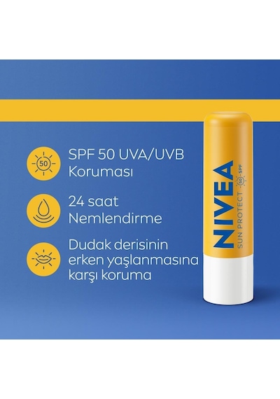 Nıvea Sun Spf50+ Dudak Bakım Kremi