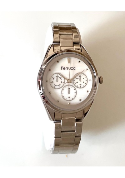 Ferrucci Fcf86742 Spor Kasa Çelik Kadın Kol Saati+bileklik Hediye