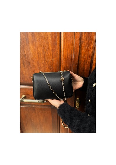 Just Polo Kadın Yeni Sezon Yumuşak Deri Şal Detaylı Ayarlanabilir Askılı Şık El Ve Omuz Çantası Shopper Siyah 65149275