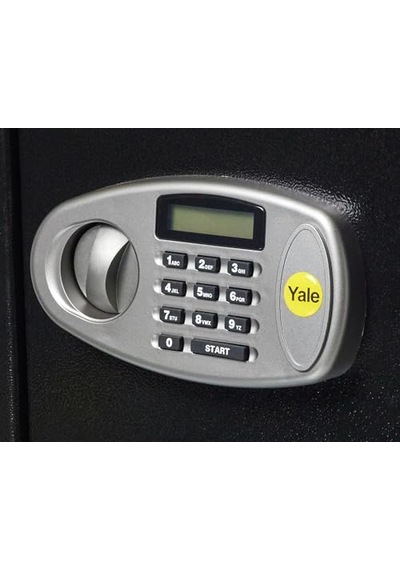 Yale Lcd Ekranlı Orta Boy Kasa Y-ms0000nfp - Standart Güvenlik -master Şifre - 2 Adet 6 Şifeli Anahtar - 25 X 35 X 25 Cm - Siyah