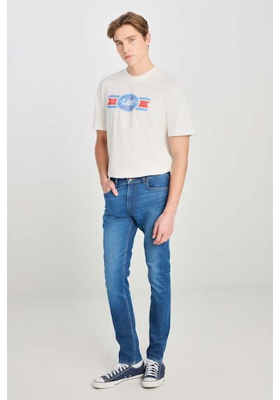 Lee Luke Slim Fit Dar Kesim Mavi Pamuklu Esnek Jean Denim Pantolon