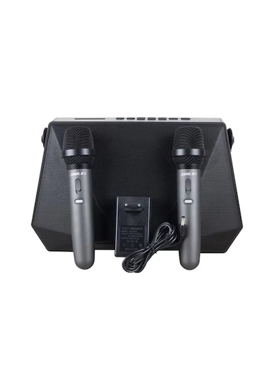 Sh Shile Sl-3a İki El Mikrofonlu Kumandalı Usb/sd/bt Portatif Hoparlör Najmaddin