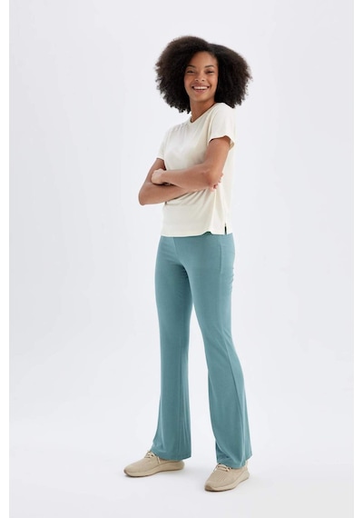 DeFactoFit Modal İspanyol Paça İnce Pantolon C0420AX24SMGN1223
