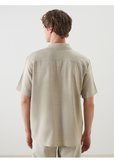 Lcw Vision Bej Regular Fit Erkek Gömlek