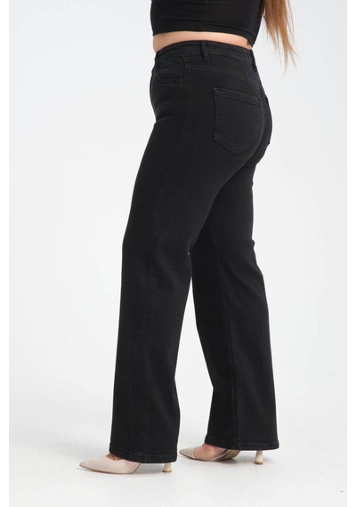 Lacarino 7652 Nita Kadın Jean Pantolon Black