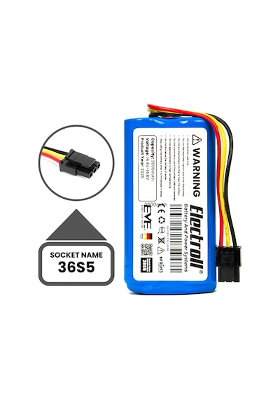360 S7 Pro Batarya Maksimum Kapasite 3500mah Pil Akıllı Robot Süpürge Batarya Değişimi